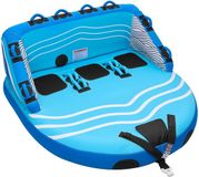 Latios Bouée Gonflable - Bouée Nautique pour 3 Personnes - Bleu