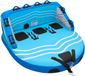 Latios Bouée Gonflable - Bouée Nautique pour 3 Personnes - Bleu