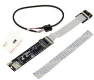 KALEA-INFORMATIQUE Adapter M2 B Key en Nano SIM naar M.2 E A Key met zachte kabel voor 3G 4G 5G en WiFi WWAN LTE modulekaart