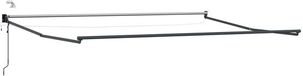 vidaXL Electric Awning Frame with LED and Wind Sensor 4 x 2 m