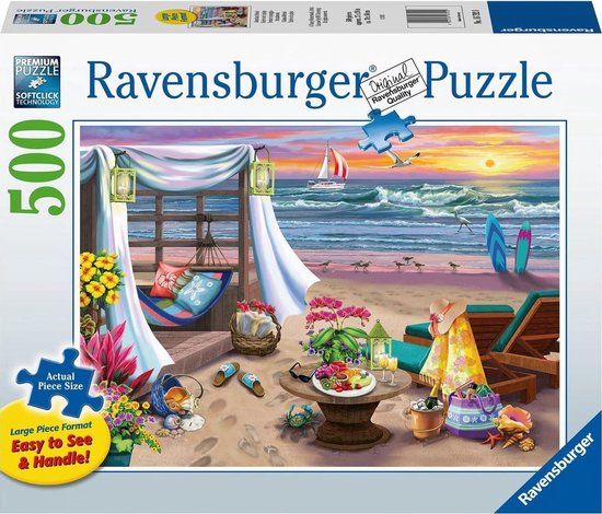 Ravensburger Strandavond Puzzel - 500 stukjes - 9+ jaar