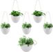 Ensemble de 6 suspensions pour plantes en macramé sans marque