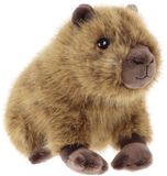 Keel Toys Pluche Capybara - Bruin - Zittend - 25 cm