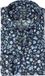 OLYMP modern fit overhemd - popeline - marine blauw dessin - Strijkvrij - Boordmaat: 40