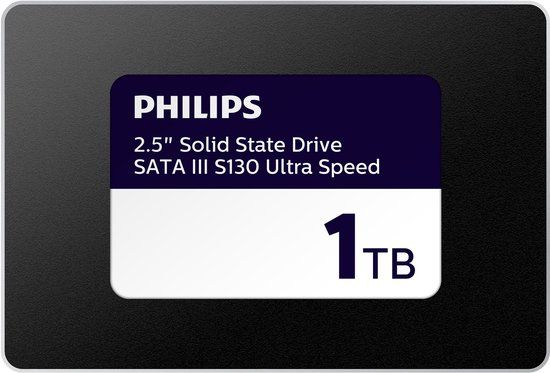 Philips 1 TB SATA III 2.5" SSD - Up to 550 MB/s Read - S130 Ultra Speed
