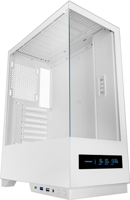 Mars Gaming MC-PULSARW Midi Tower Wit