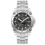 Bulova 96B417 Heren Polshorloge Kwarts Zwart Roestvrij Staal Saffierglas 10 ATM