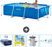 Intex Rechthoekig Frame Zwembad - 260 x 160 x 65 cm - Blauw