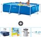 Intex Rechthoekig Frame Zwembad - 260 x 160 x 65 cm - Blauw