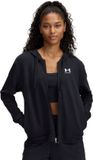 Under Armour Dames Longsleeve Rival Terry Full-Zip Zwart XL