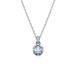 Swarovski 5651794 - Collier - Metaal - Blauw - 47 cm