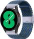 By Qubix - Braided Nylon Smartwatch Bandje - Blauw/Groen Gemêleerd - 20mm - Geschikt voor Garmin Vivomove Series