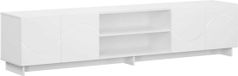 vidaXL Tv-meubel 180 x 34,5 x 40 cm Wit Bewerkt hout