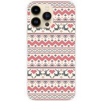 1001 coques Apple iPhone 14 Pro Max Rendier Kersttrui Siliconen hoesje