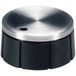OKW A1321260 Bouton rotatif Aluminium, Noir (Ø x h) 21 mm x 10 mm 1 pièce(s)