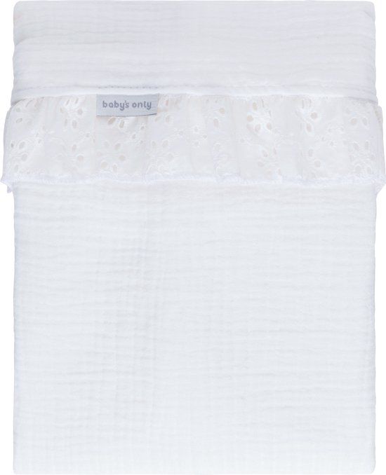 Baby's Only Ledikantlaken Calm - Wit - 120x150 cm