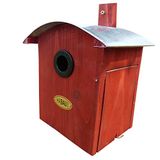 Habau 2964 nestkast met rond dak, rood
