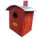 Habau 2964 nestkast met rond dak, rood