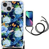 B2Ctelecom TPU Case Anti-Choc avec Cordon pour iPhone 14 - Oiseau