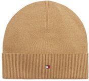 Tommy Hilfiger Th Flag Lightweight Beanie - Volwassen - Katoen - Bruin