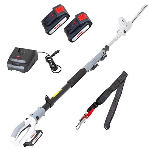 IKRAmogatec Accu Telescopische Heggenschaar ICPH 2040, incl. 2x accu 20V, snellader & schouderriem