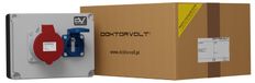Mennekes Boîtiers de distribution pour bâtiments, type WDD, 1x32A, 1x230V, modèle Doktorvolt 9658