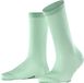 Burlington Princess Street geribd casual viscose Sokken dames groen - maat 36-41