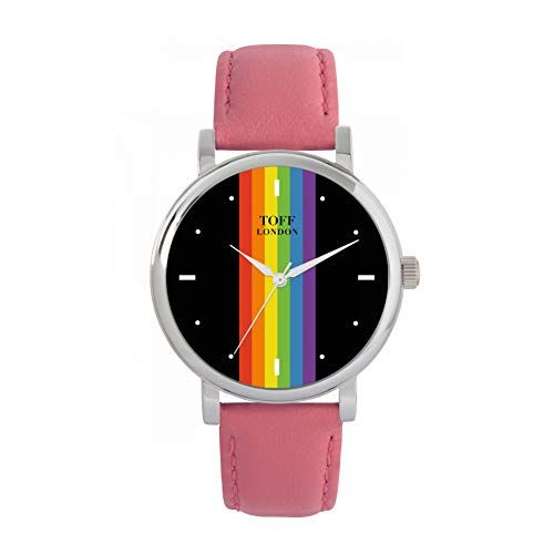 Toff London Pride Linear black batons horloge - 5059656026846