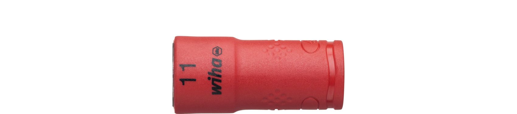 Wiha 246231 Dopsleutelinzet geïsoleerd 1/4" buitenzeskant 11.0 mm x 42 mm - 43096