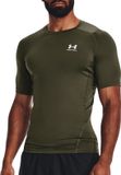 Under Armour UA HG Heatgear Armour compressie Short Sleeve Heren Sportshirt - Groen - Maat L