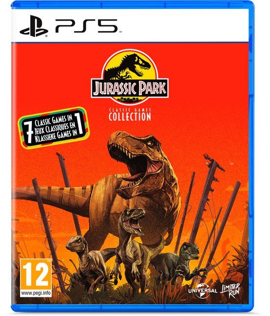 Jurassic Park: Classic Games Collection - PS5 - Standard Edition - Blu-ray