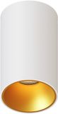 Ledvion LED Opbouwspot Rond ø80mm Wit/Goud Dimbaar GU10 2700K 3W IP20