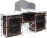 OEM Bol Opvouwbare Campingkeuken in Bruin - Inclusief BBQ Plaats en Opbergtas