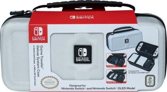 Nacon Game Traveler Official Nintendo Switch Case - Consolehoes - Wit
