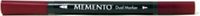 Tsukineko Memento dual marker Rhubarb Stalk donkerrood PM-301