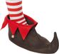 Panda - Schoenen van kerstelfjes voor volwassenen - Verkleedattribuut