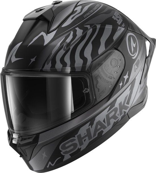 Shark Skwal Cup Speed Fancy Helm - Integraalhelm - Zwart Mat/antraciet - XL