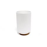 Douceur d'Intérieur Smart beker, polyester + bamboe, wit