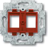 Busch-Jaeger ABB Busch-Jaeger Basis Insteekschakelplaat - Rood
