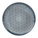 Plat Volg de kunstenaar Plat bord van aardewerk, blauw, 27 cm
