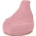 Drop & Sit Stoel Zitzak Ribstof - Rose - 100 Liter - Voor Binnen