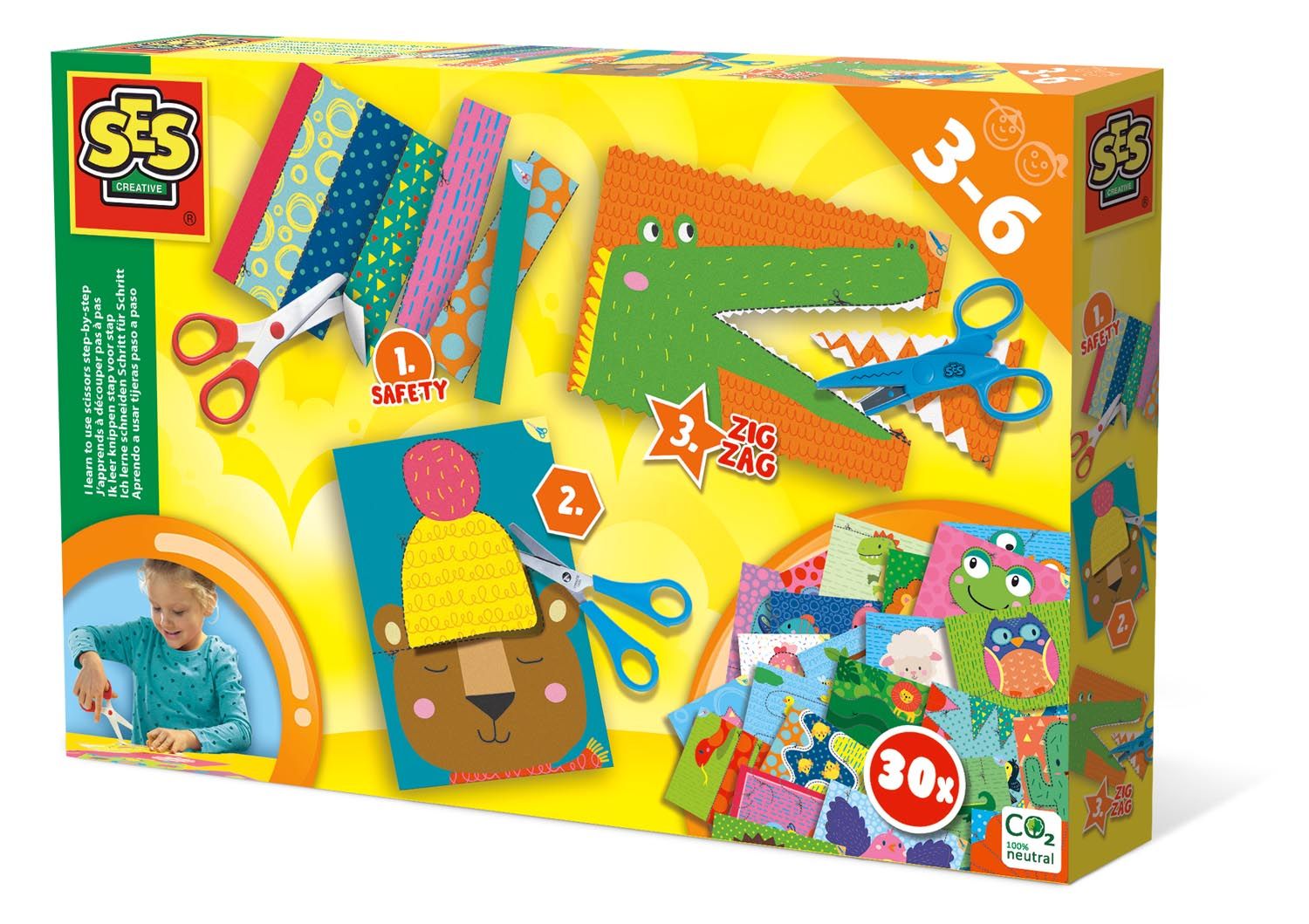 SES Creative Ik leer knippen stap voor stap - 3-6 jaar