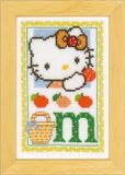 Vervaco Hello Kitty Alfabet M Borduurpakket