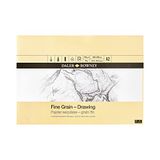 Daler-Rowney A2 tekenpapier, 120 g/m², fijnkorrelig, licht gestructureerd, 30 vellen