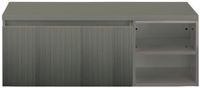 BES LED Frozen Frozen 3D Badmeubelset 120 cm - Greeplijst in Kleur - Wastafel Regaalkast met Bovenblad Petrol Mat