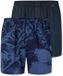 SCHIESSER Boxershorts Heren Assorti 2 Gebloemd Katoen/Elastaan L