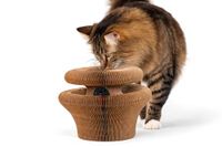 Beeztees Krabspeelgoed Siep, Kattenspeelgoed, Karton, Beige, 38x38x10,5 cm