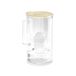 Wessper Waterfilterkan Glazen met LED-indicatorr 2l - Beige