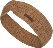 Knit Factory Joy Gebreide Dames Hoofdband - New Camel - One Size