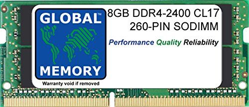 GLOBAL MEMORY 8GB DDR4 2400MHz Laptop RAM